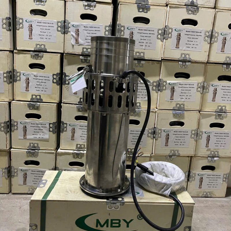 Bơm chìm trục đứng inox 200QY250-5-5.5S