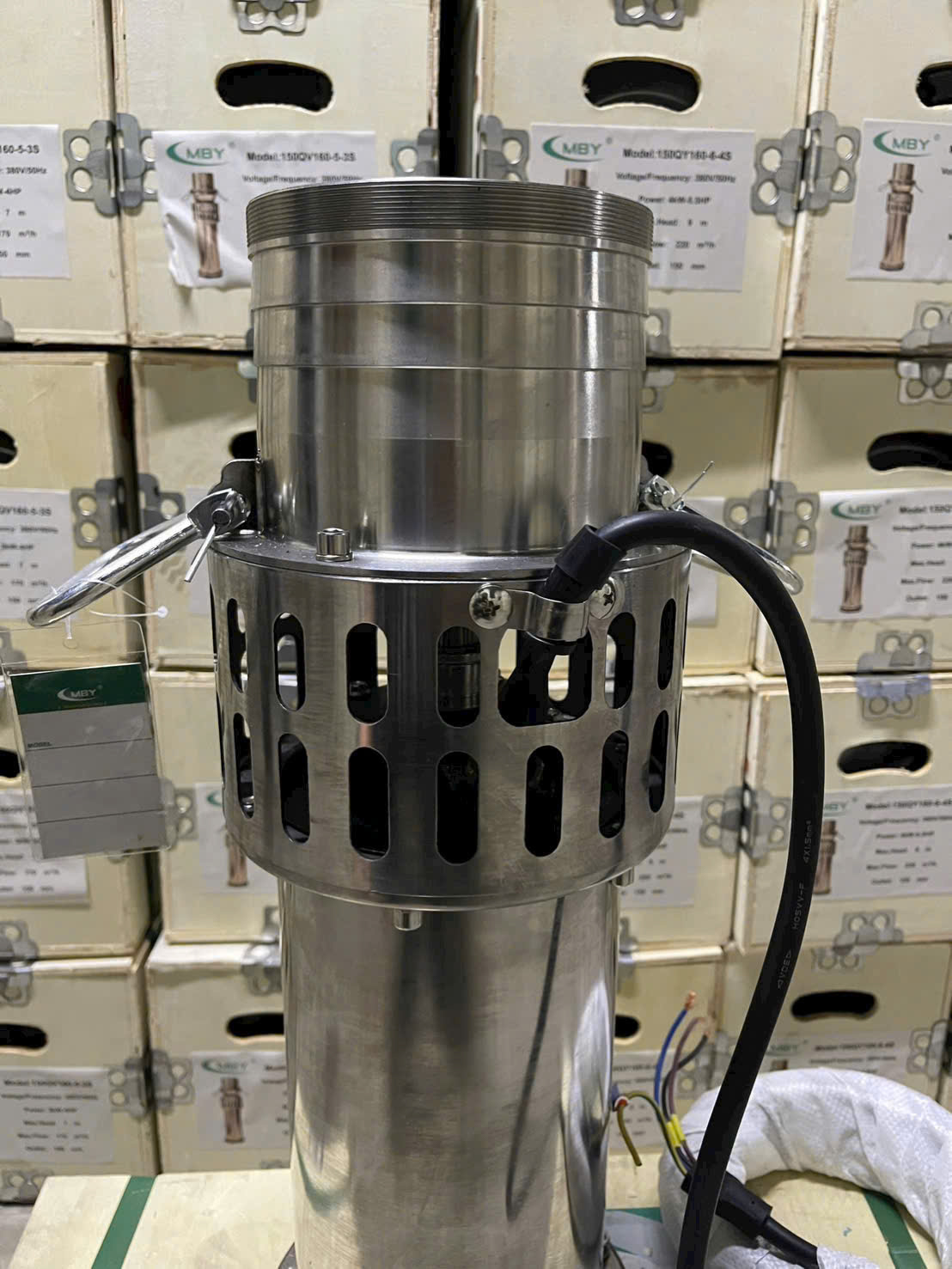 Bơm chìm trục đứng inox 100QY65-14-4S