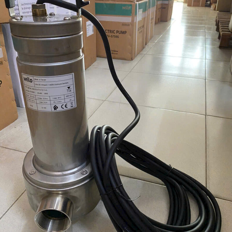 Bơm chìm inox WILO Initial WASTE-ST 6-7/0.75-3/10M