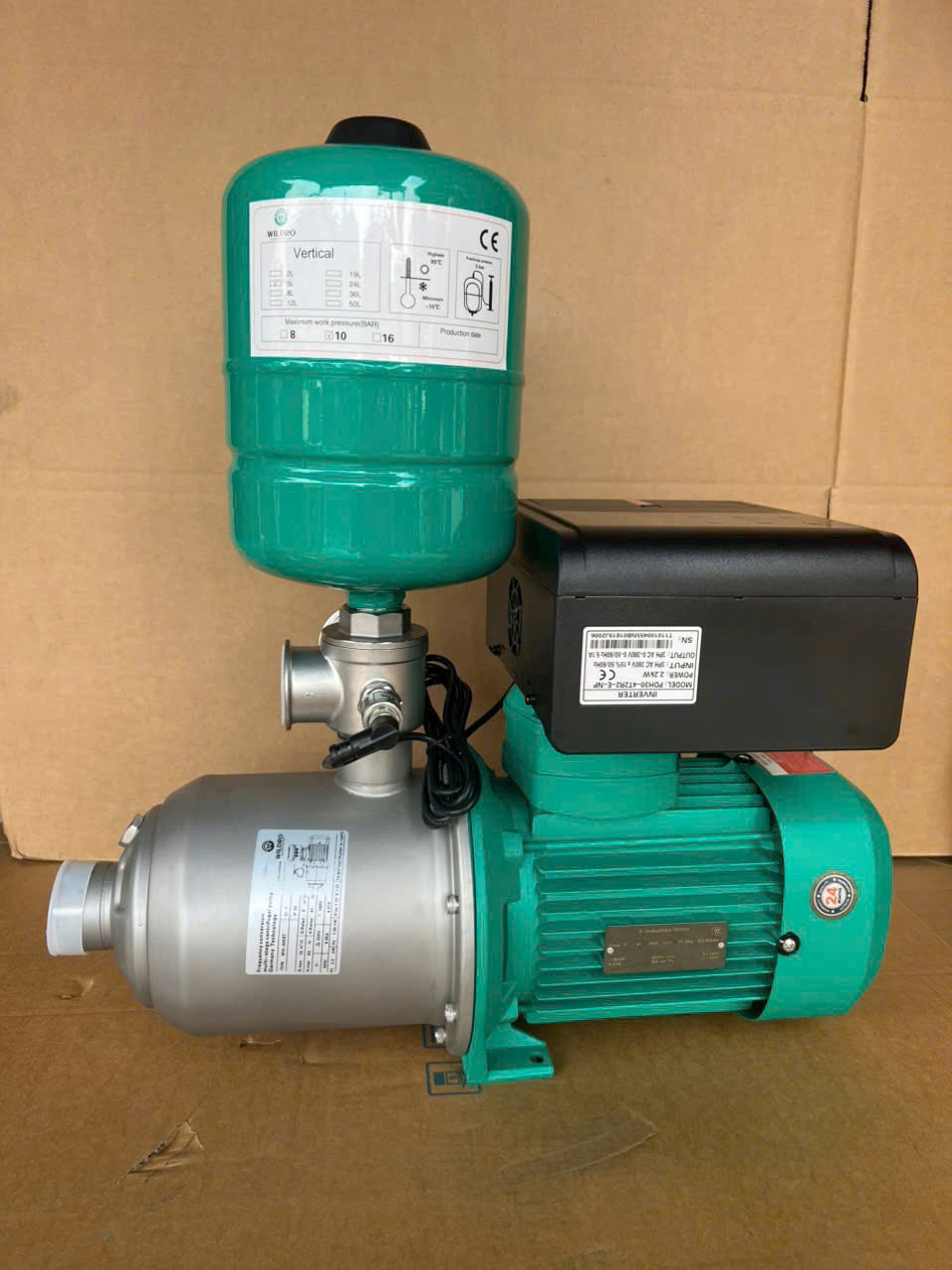 Bơm tăng áp biến tần DENOR MHI-1603BP