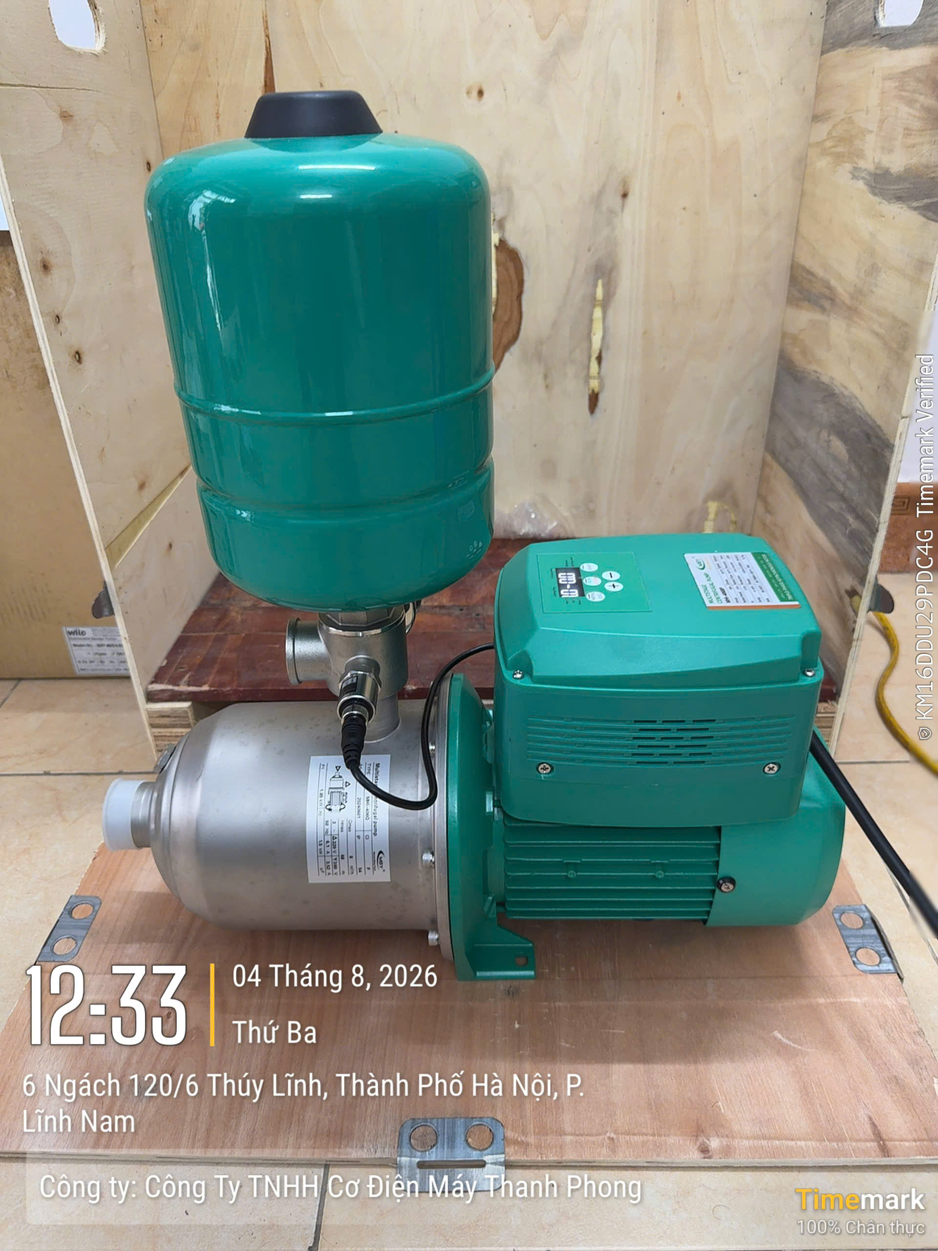 Bơm tăng áp biến tần DENOR MHI-1604BP 2.2KW