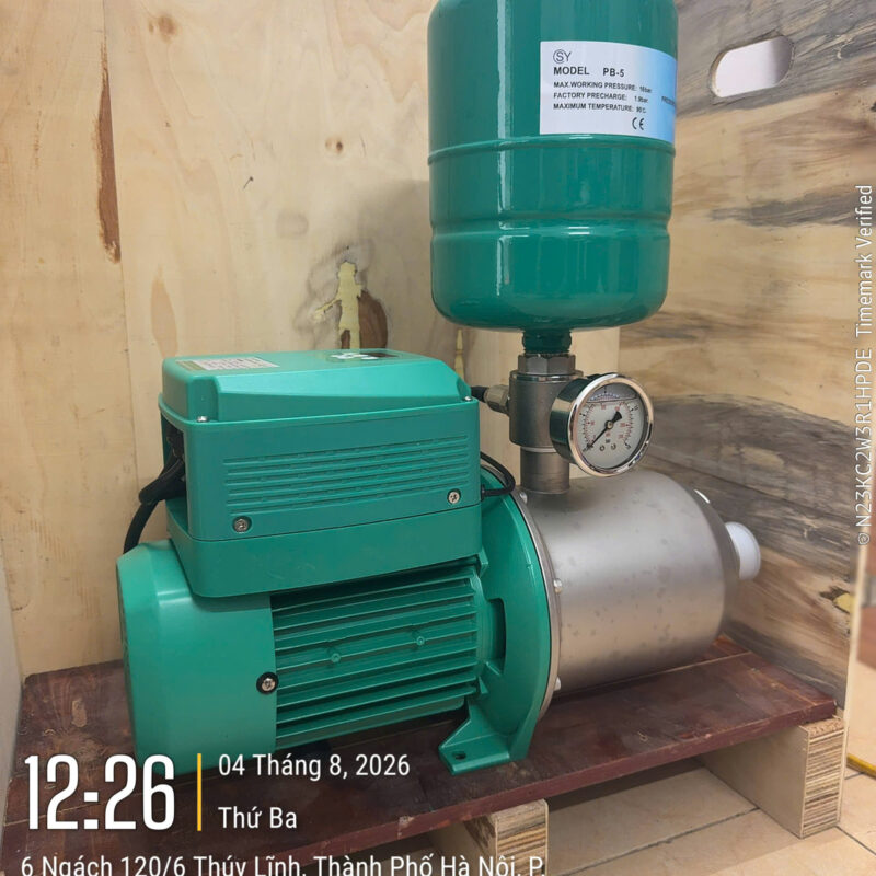 Bơm tăng áp biến tần DENOR MHI-206BP 1.1KW