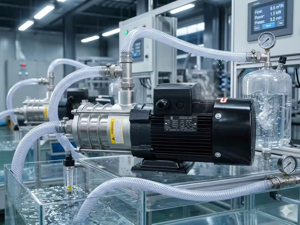 Máy bơm nước đầu inox DENOR