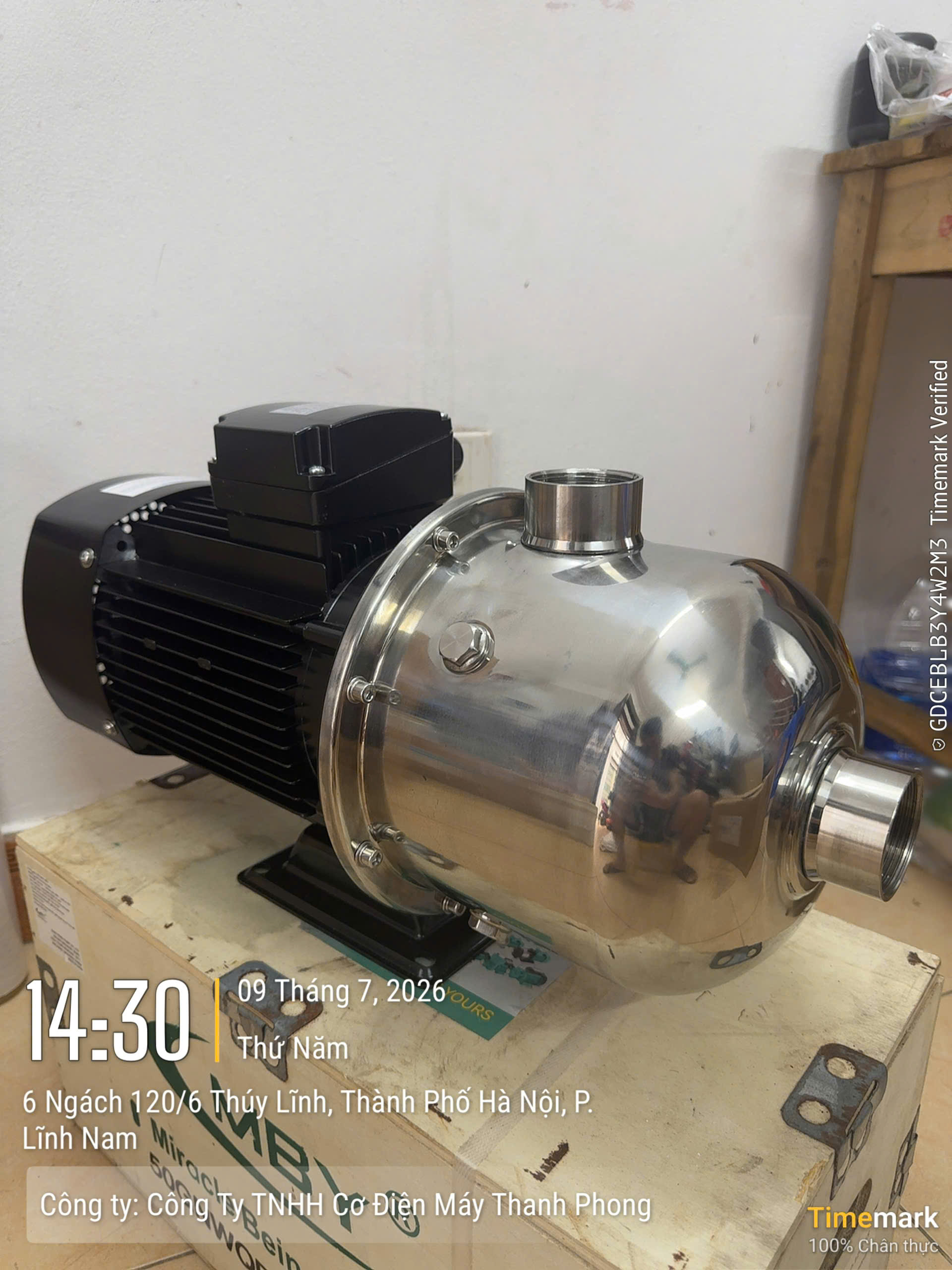 Máy bơm trục ngang DENOR CF8-40T 2.2KW