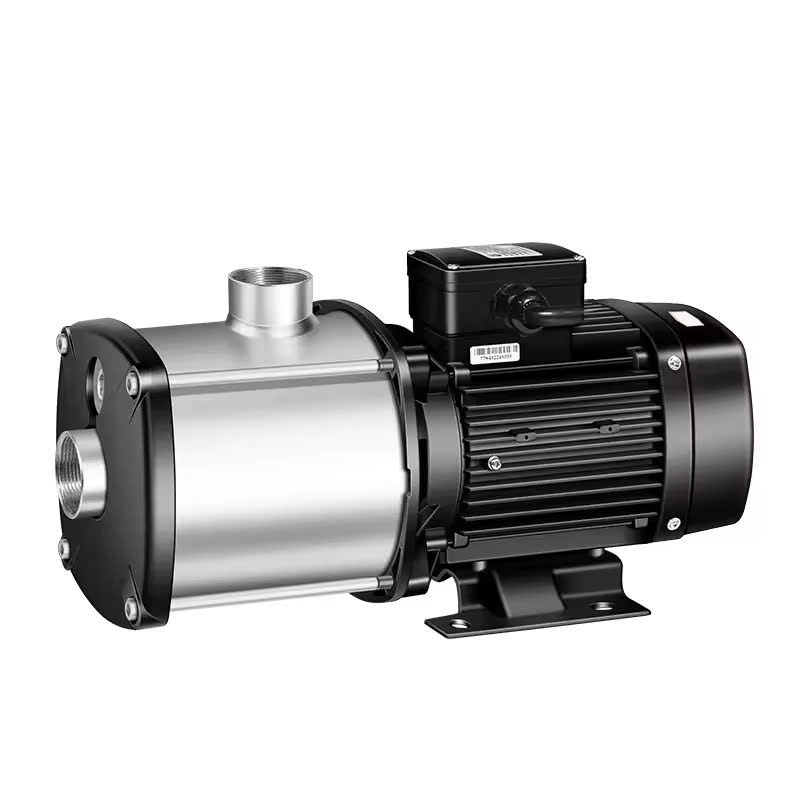 Máy bơm trục ngang đa tầng cánh inox