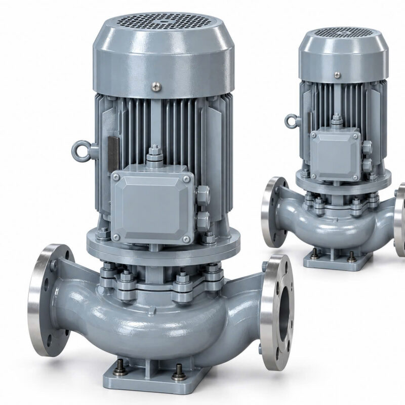Bơm trục đứng inline inox DENOR IHG40-160 2.2KW