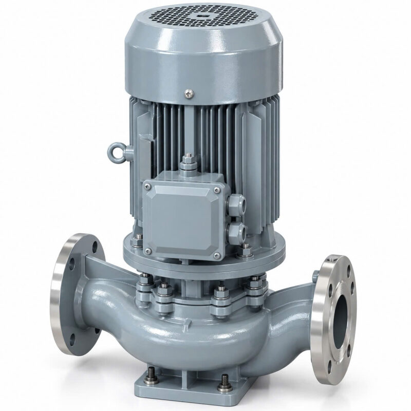 Bơm trục đứng inline inox DENOR IHG50-125 1.5KW