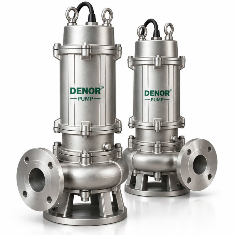 Máy bơm chìm nước thải inox DENOR 50WQ15-22-2.2