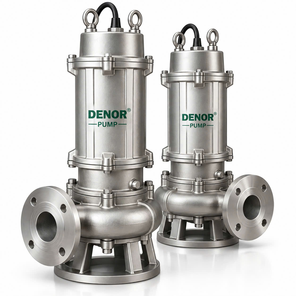 Máy bơm chìm nước thải inox DENOR 50WQ15-22-2.2