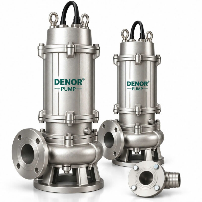 Máy bơm chìm nước thải inox DENOR 65WQ25-30-4