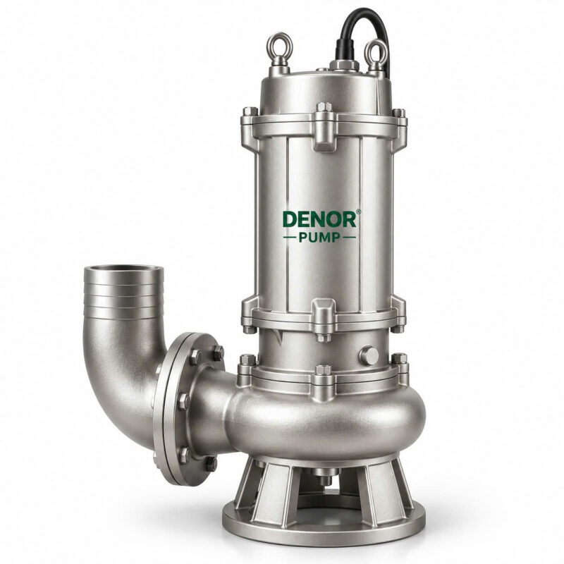 Máy bơm chìm nước thải inox DENOR 65WQ30-40-7.5