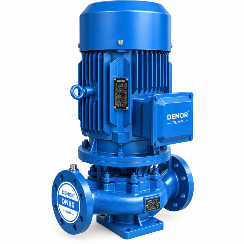 Máy bơm trục đứng inline DENOR ISG100-125(I) 15KW