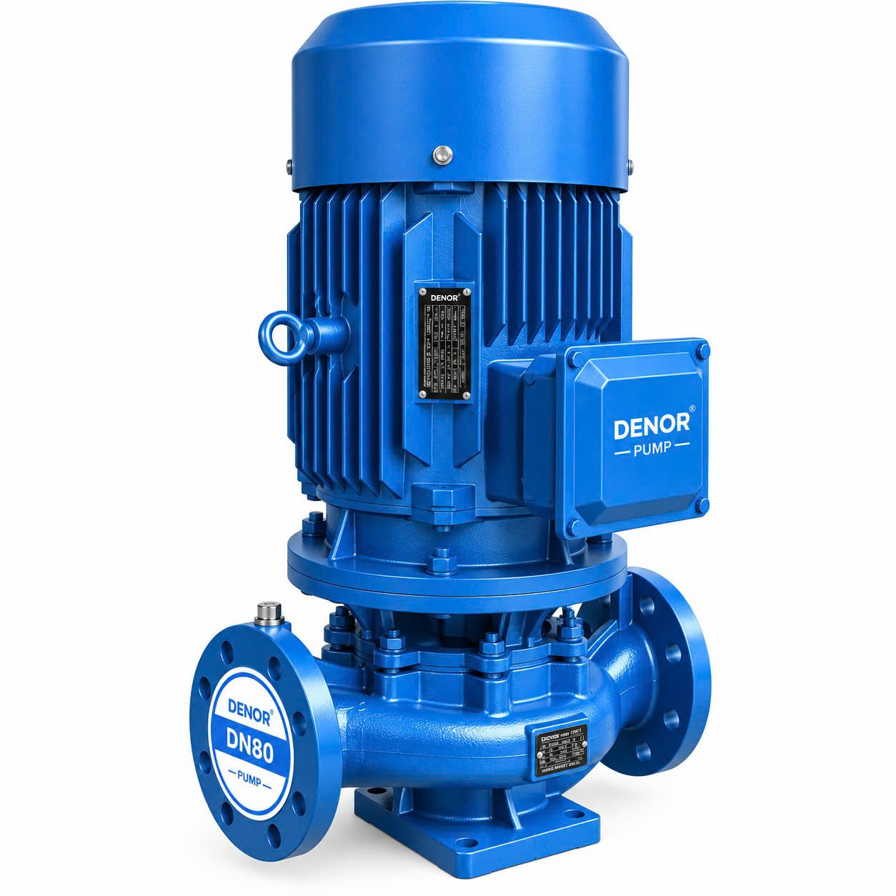 Máy bơm trục đứng inline DENOR ISG100-125(I) 15KW