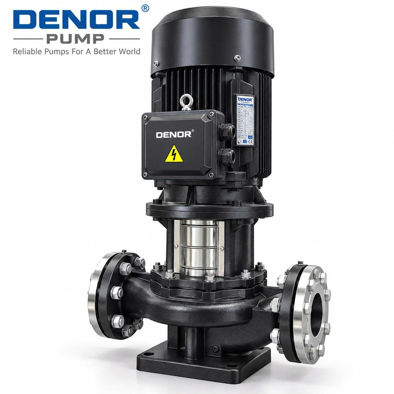 Máy bơm trục đứng inline DENOR TD100-40G/2 18.5KW