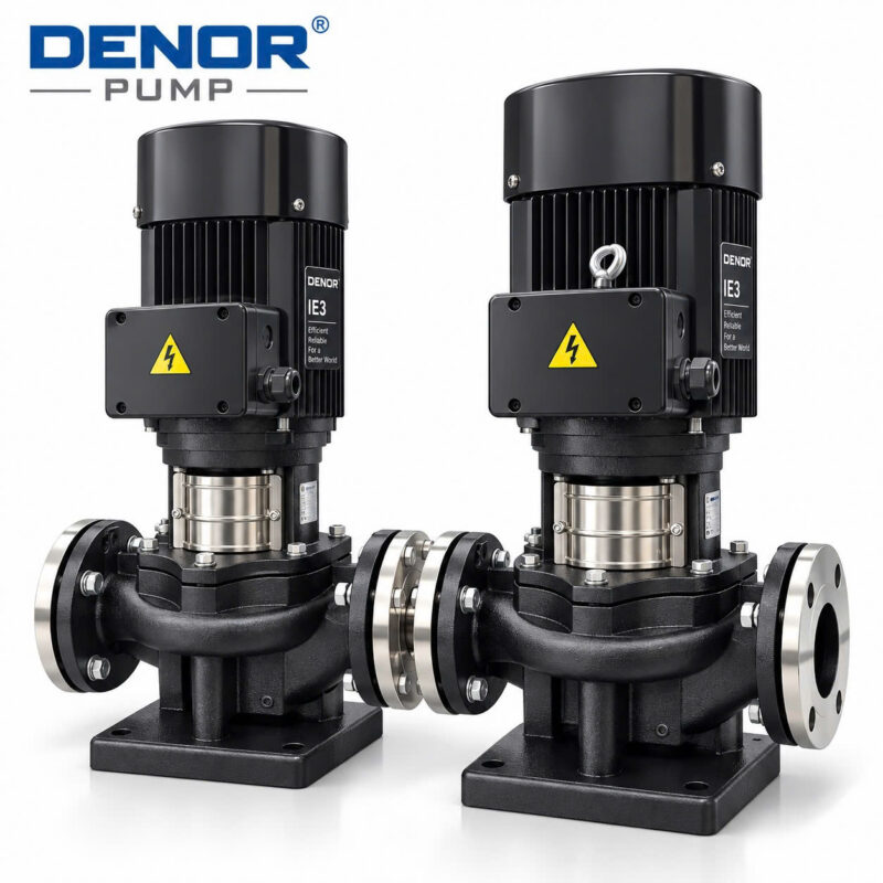 Máy bơm trục đứng inline DENOR TD80-22G/2 5.5KW