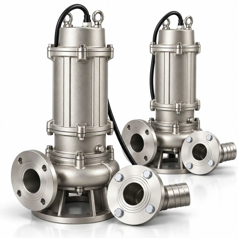 Máy bơm chìm nước thải inox DENOR 100WQ65-15-5.5